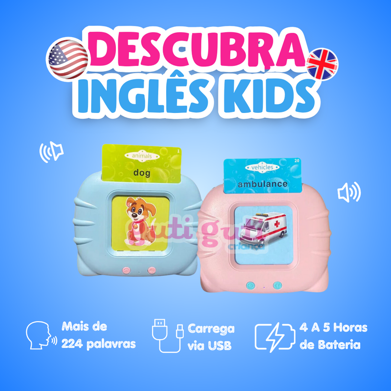 DESCUBRA INGLÊS KIDS™- O brinquedo que ensina inglês!