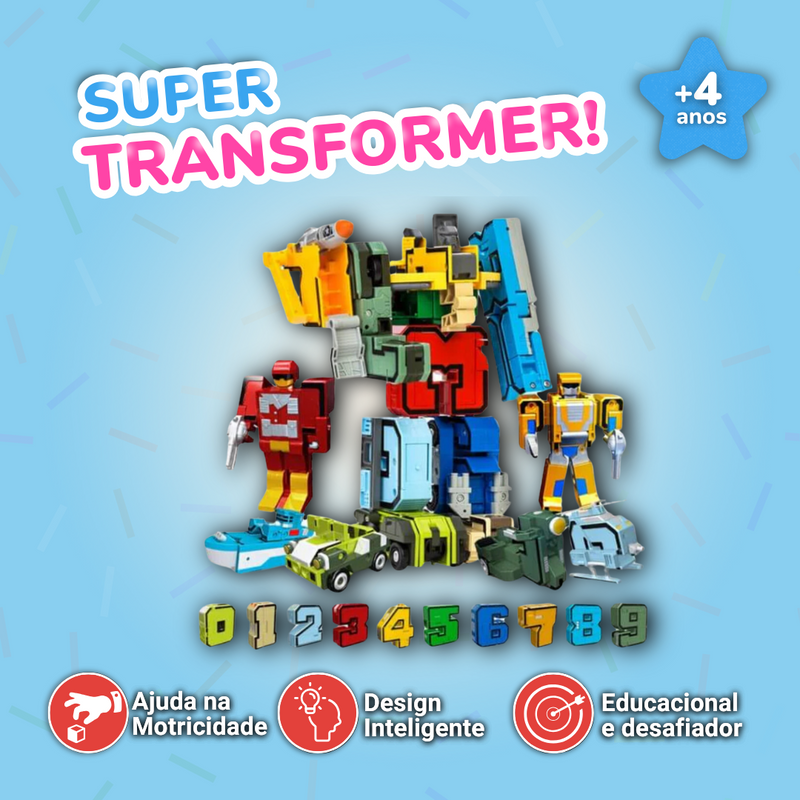 Super Transformer - Aventura Numeros e Veiculos