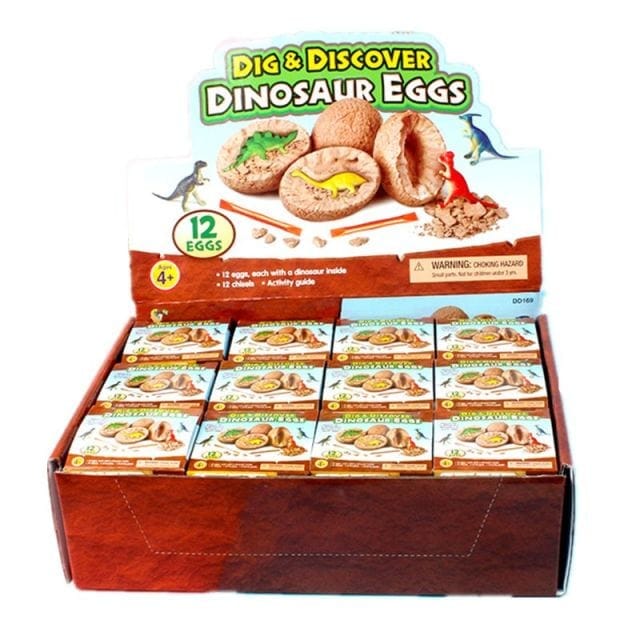 Encontre o Dinossauro - Brinquedo 12 Ovos Para Encontrar O Dinossauro